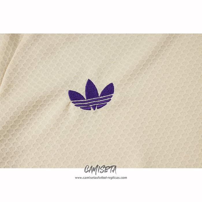 Chandal del Real Madrid 2025-2026 Manga Corta Amarillo - Pantalon Corto